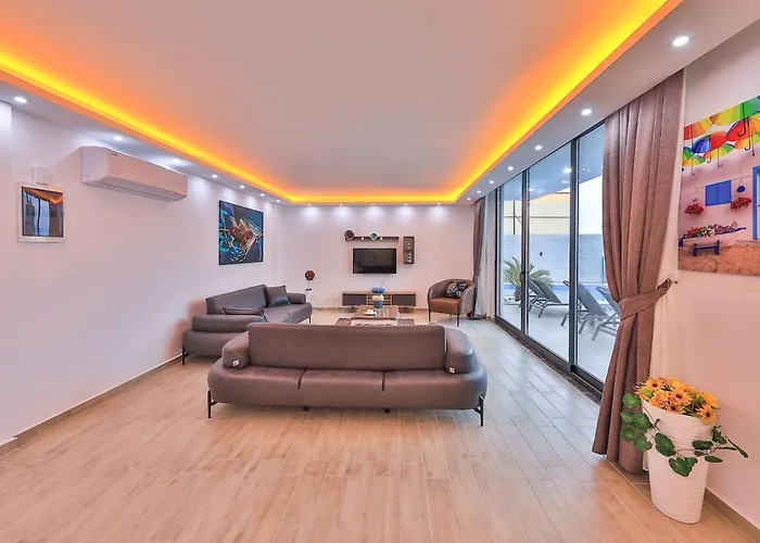 Luxury With Private Pool For 4 People In Patara Villa Kas