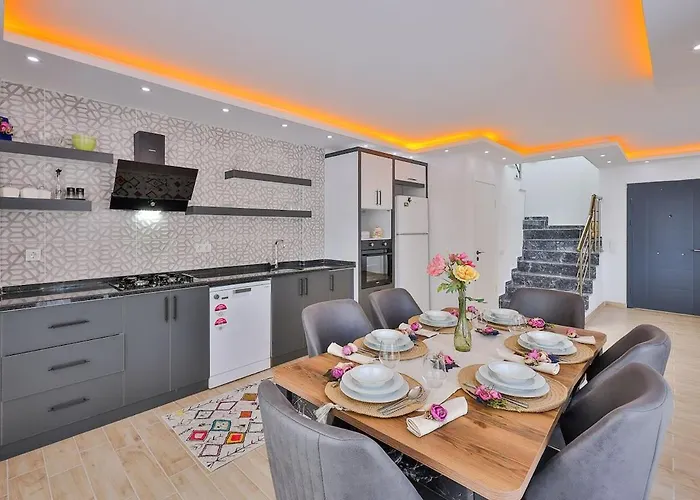 Luxury With Private Pool For 4 People In Patara 别墅