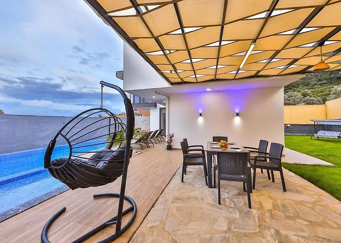 Luxury With Private Pool For 4 People In Patara 卡斯